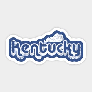 Kentucky Vintage 70's Font Sticker